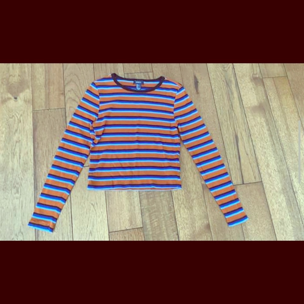 Forever 21 long sleeve striped top